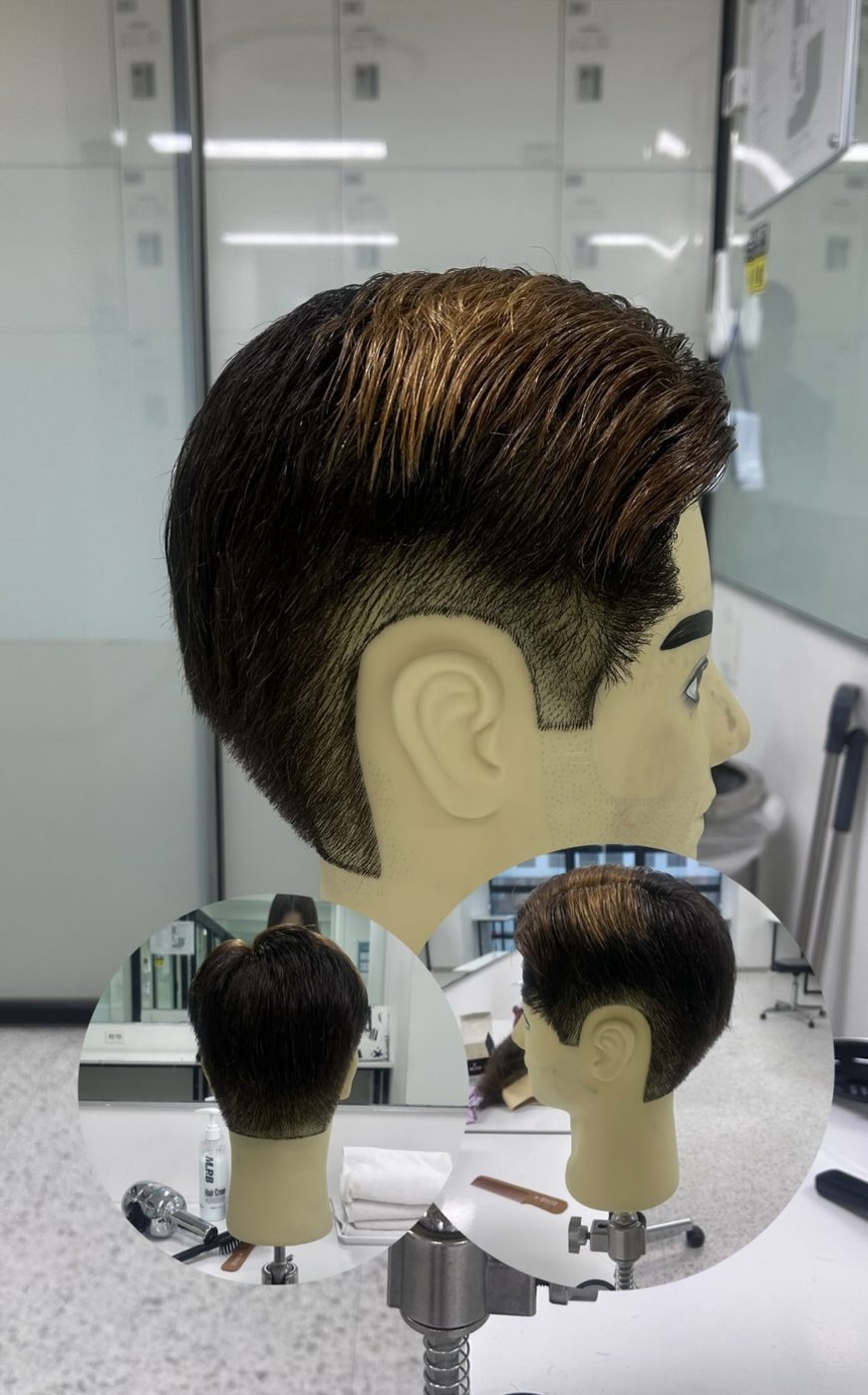 남성 사이드파트 측면